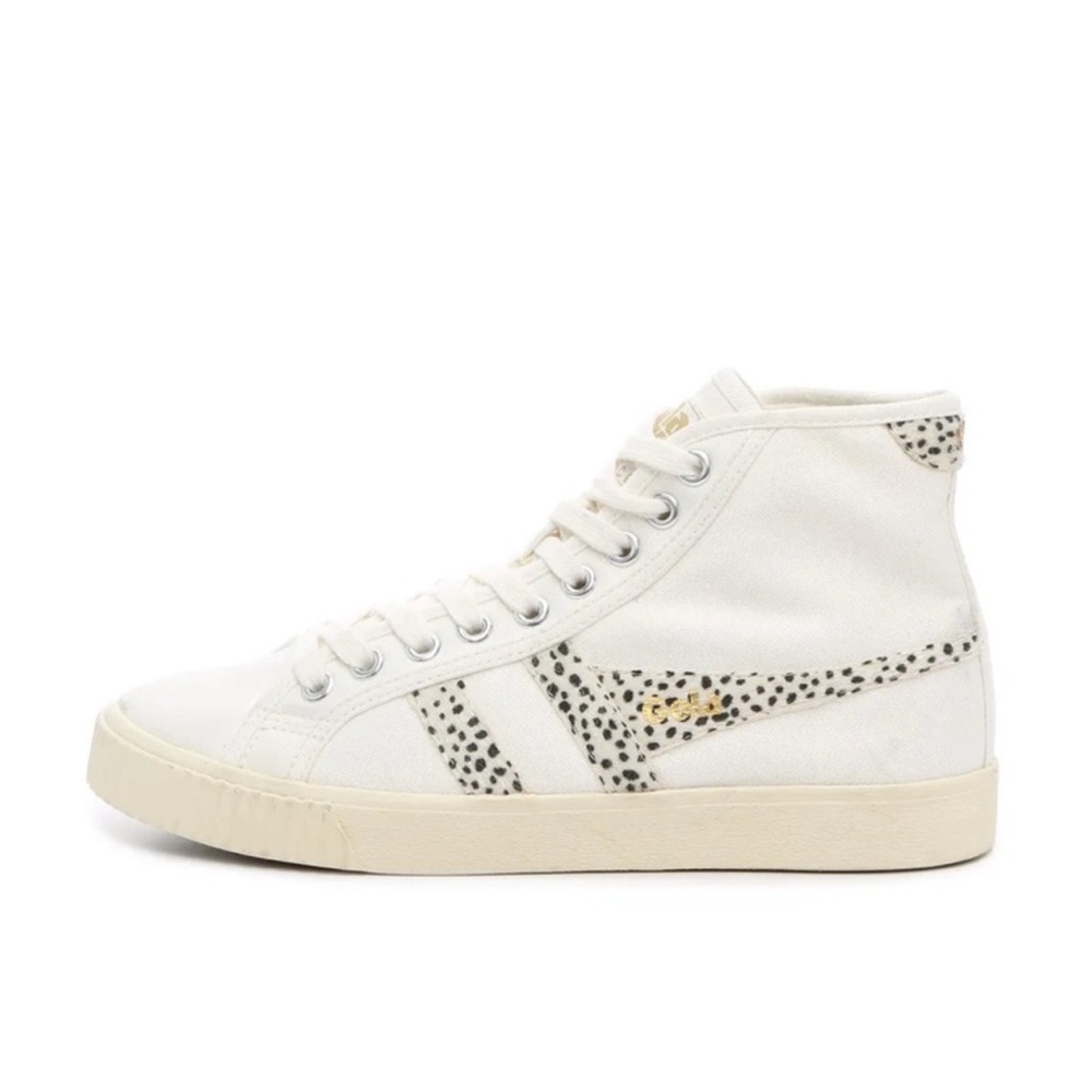 Gola Tennis Mark Cox High off white Cheetah CLB093